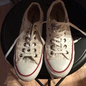 Converse white shoes